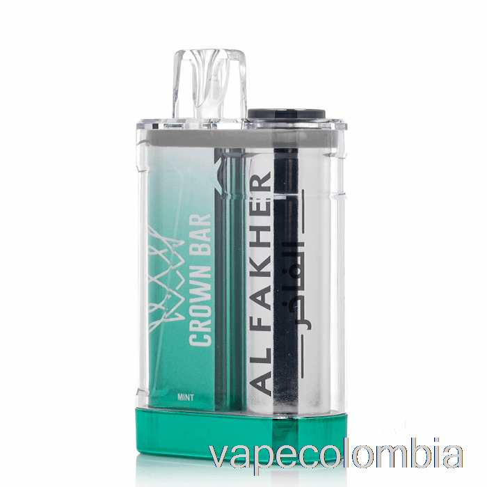 Vape Desechable Al Fakher Crown Bar Crystal 9000 Desechable Menta